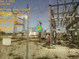SDT SonaVua Acoustic Camera - Image of Transformer Problem
