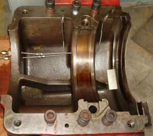 Varnish Deposits on Turbine Bearing