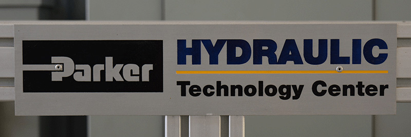 Parker Hydraulic Technology Center Sign