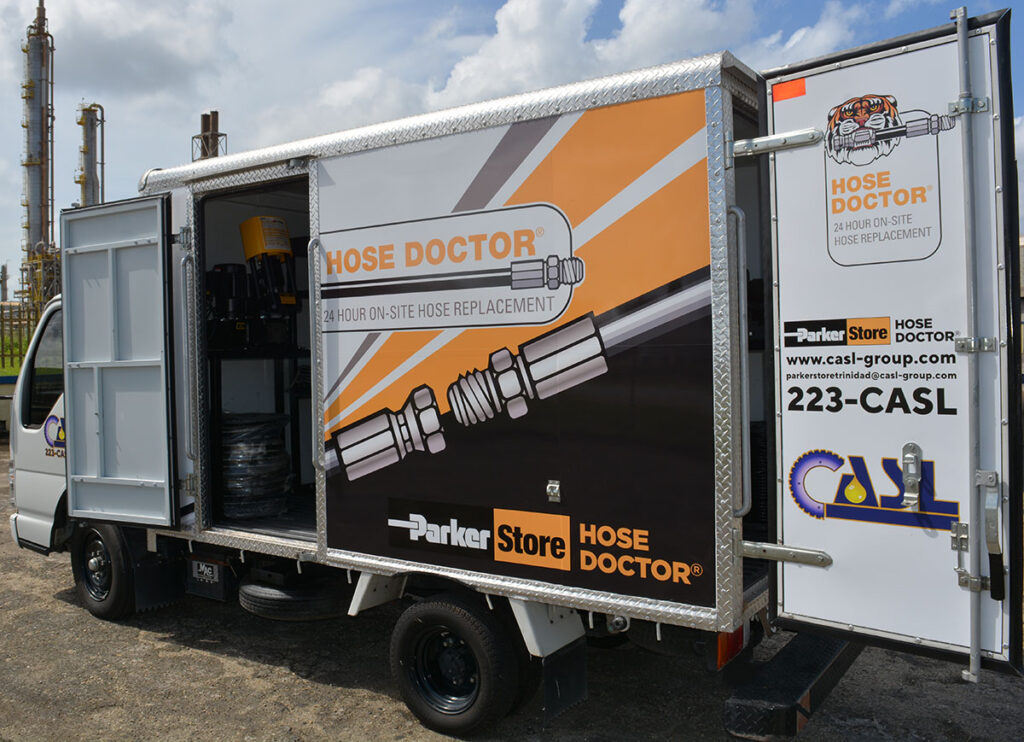 Hose Doctor ready to make hose assemblies